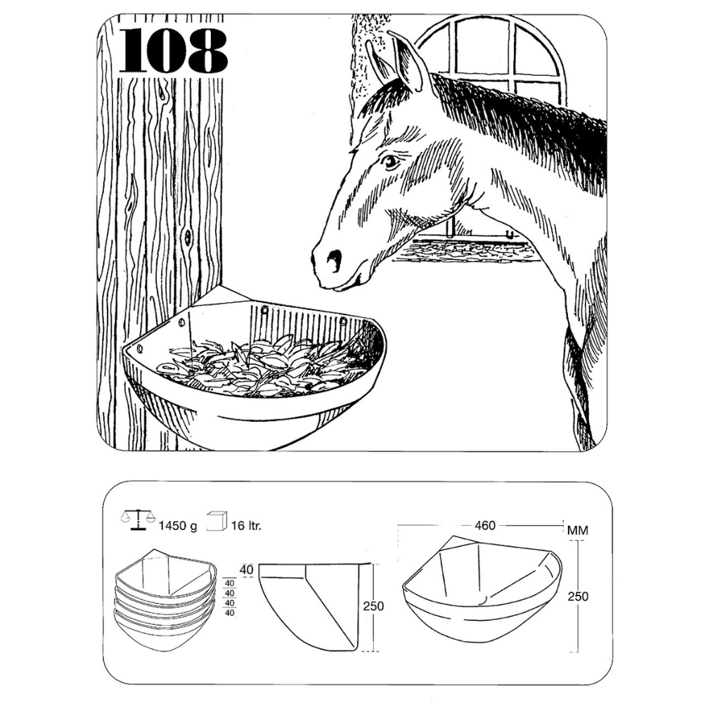 Stūra barotava, 16 litri